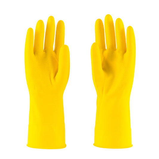 GUANTES AMARILLOS DE LATEX MULTIUSO. TALLAS S,M,L